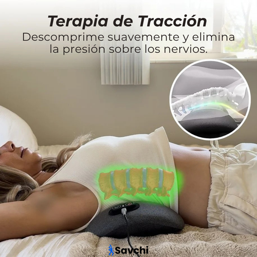 Savchi - Aparato de Masaje Lumbar Con 3 Funciones