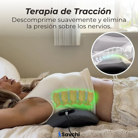 Savchi - Aparato de Masaje Lumbar Con 3 Funciones