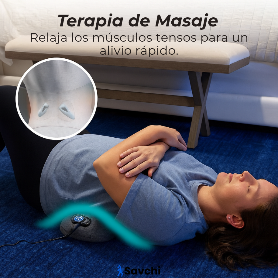 Savchi - Aparato de Masaje Lumbar Con 3 Funciones