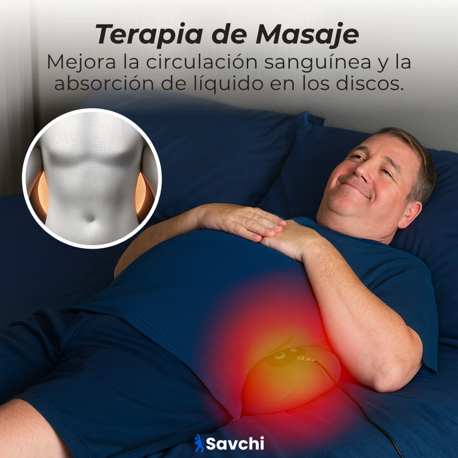 Savchi - Aparato de Masaje Lumbar Con 3 Funciones