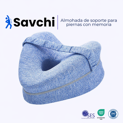 Savchi - Almohada de Soporte Para Piernas Con Memoria