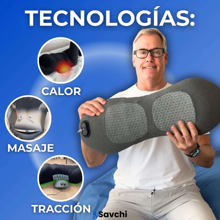 Savchi- Masajeador Lumbar 3 en 1