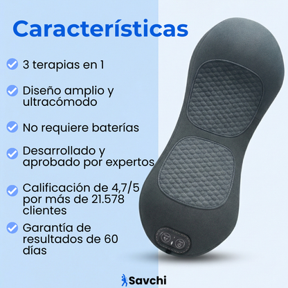 Savchi- Masajeador Lumbar 3 en 1