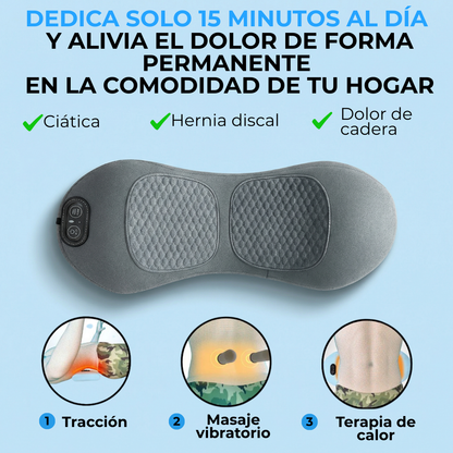Savchi- Masajeador Lumbar 3 en 1