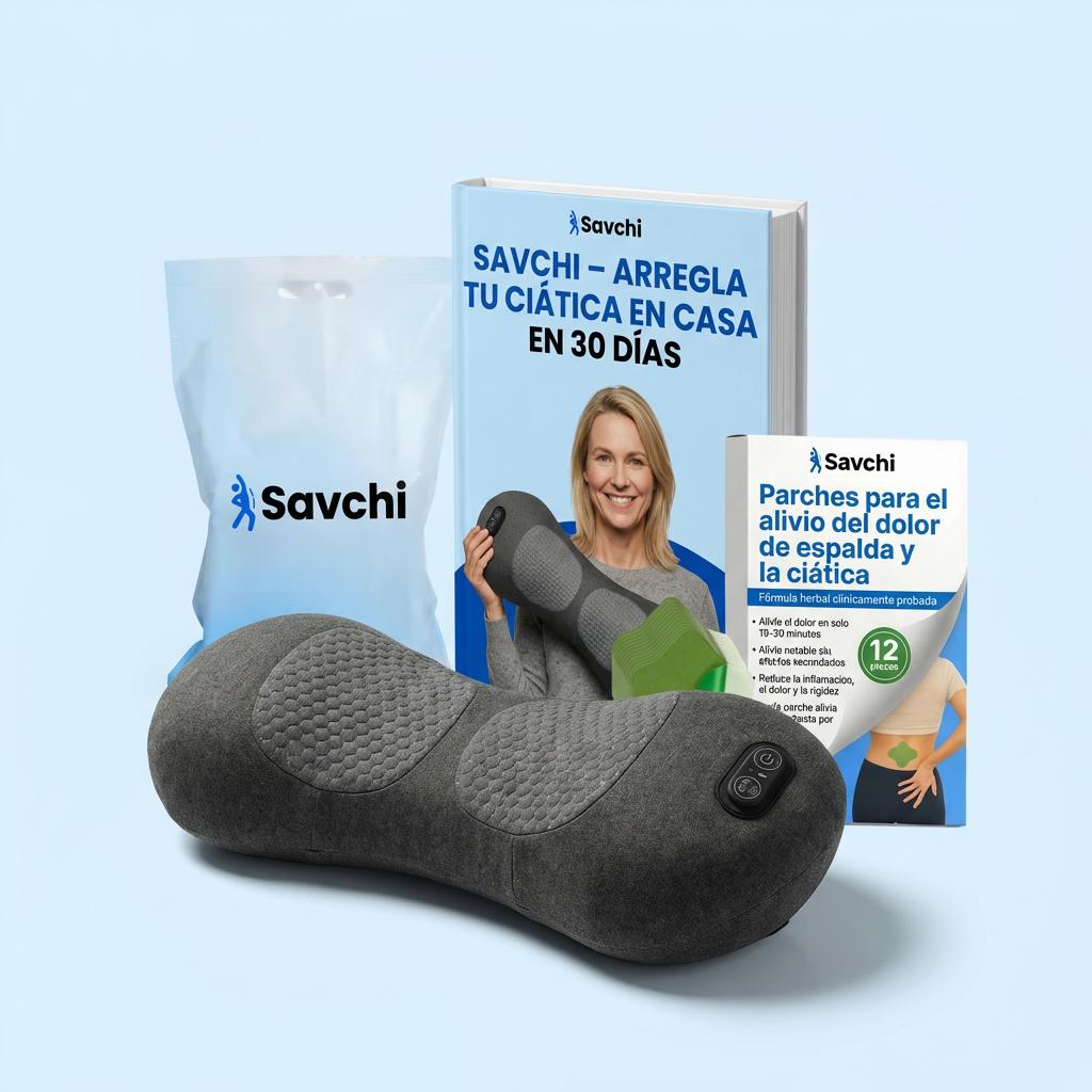 Savchi- Masajeador Lumbar 3 en 1