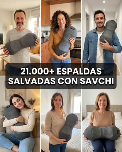 Savchi- Masajeador Lumbar 3 en 1