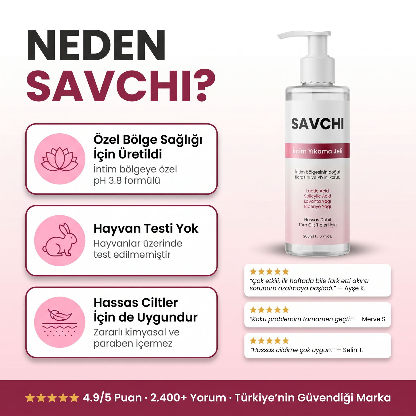 Savchi- İntim Yıkama Jeli